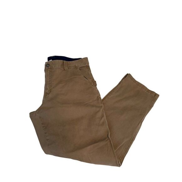 Columbia Mens Regular Fit Khaki Pants 35W 32L Cotton & Elastane - Picture 2 of 7